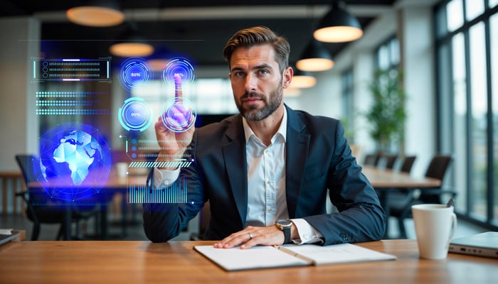 businessman-using-futuristic-technology-with-digital-interface