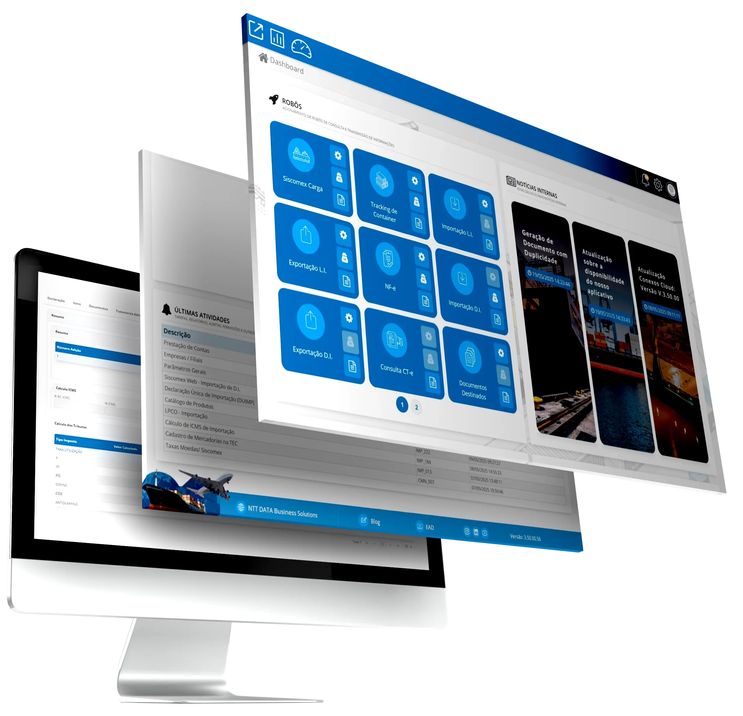 Telas sistemas de comércio exterior